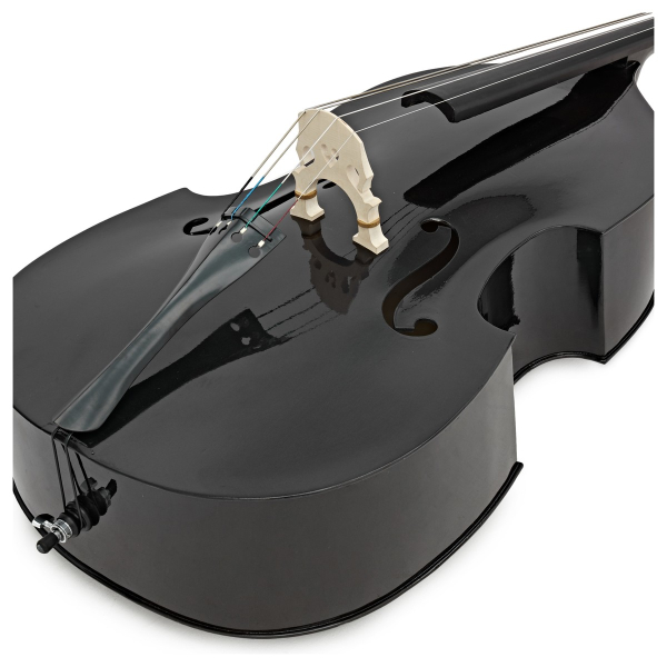 STENTOR 1950LCBK HARLEQUIN ROCKABILLY DOUBLE BASS 3/4 (BLACK)