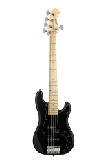 SADOWSKY METROLINE 21-FRET HYBRID P/J BASS, ASH, 5-STRING (SOLID BLACK SATIN)