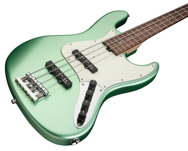 SADOWSKY METROLINE 21-FRET VINTAGE J/J BASS, ALDER, 4-STRING (SOLID SAGE GREEN METALLIC SATIN)